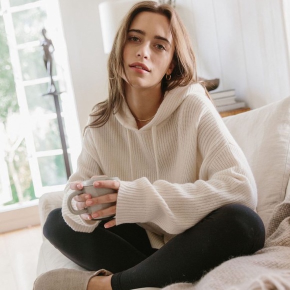 Jenni Kayne Cashmere Fisherman Hoodie 